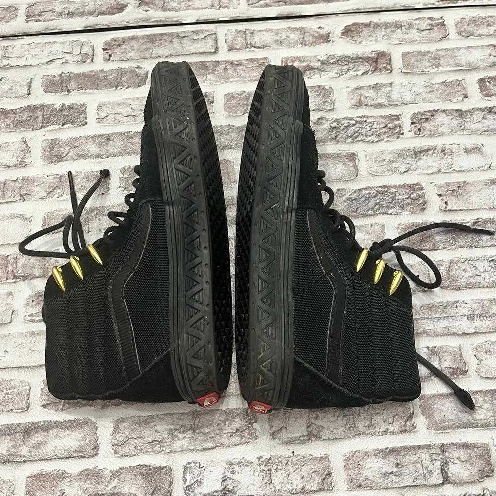 Vans x Marvel Sk8 Hi Top Black Panther Sneakers Men’s‎ 6.5 Women’s 8